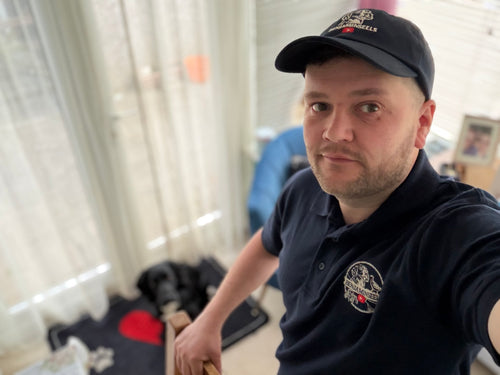 Navy Polo (full logo)